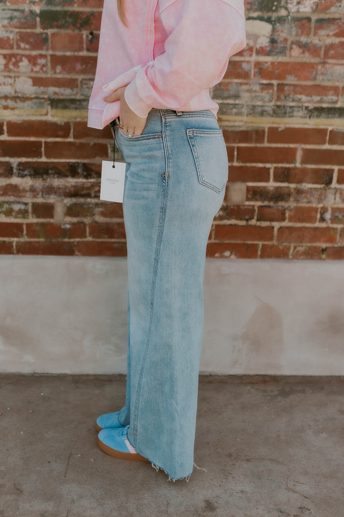 Nori Mid Rise Jeans- Hidden