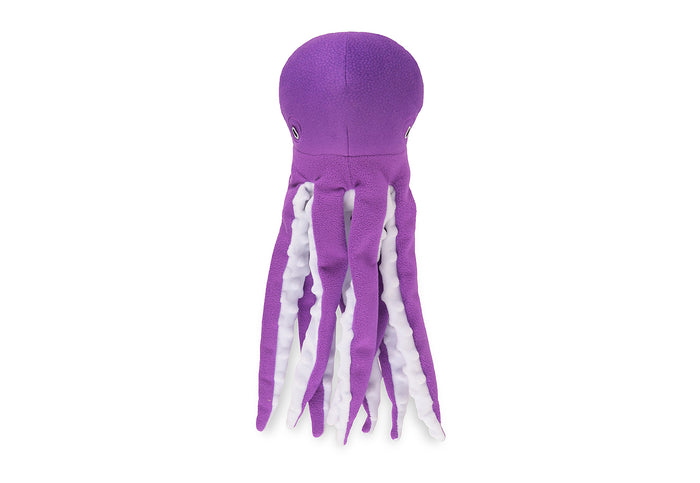 Play’s Ocean Buddies Opal the Octopus purple octopus-shaped toy on a white background with arms dangling