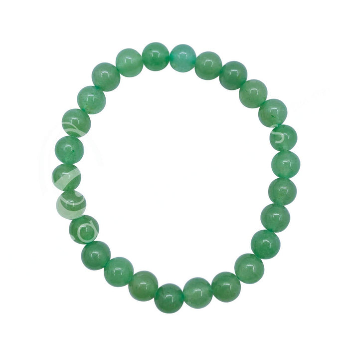 Oceanic Linkways Inc - (PC)BRACELET - AVENTURINE, GREEN (8 MM) 8-8.5"