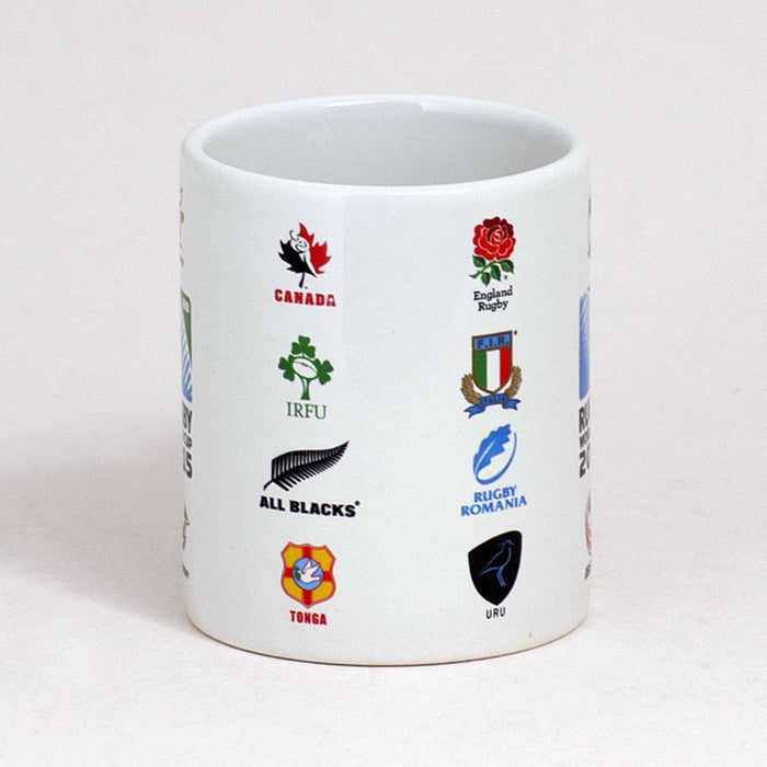 Official IRB Rugby World Cup 2015 Competing Countries Logo Mug Brand New Boxed
