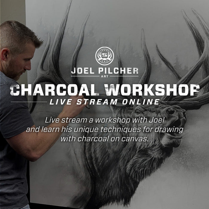 Online Charcoal Workshop - December 6th, 2025