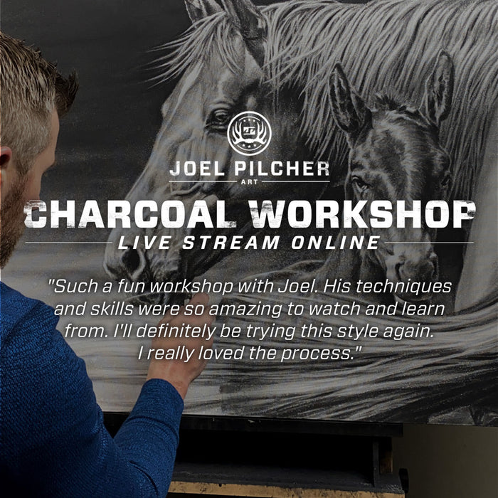 Online Charcoal Workshop - January 10th, 2026