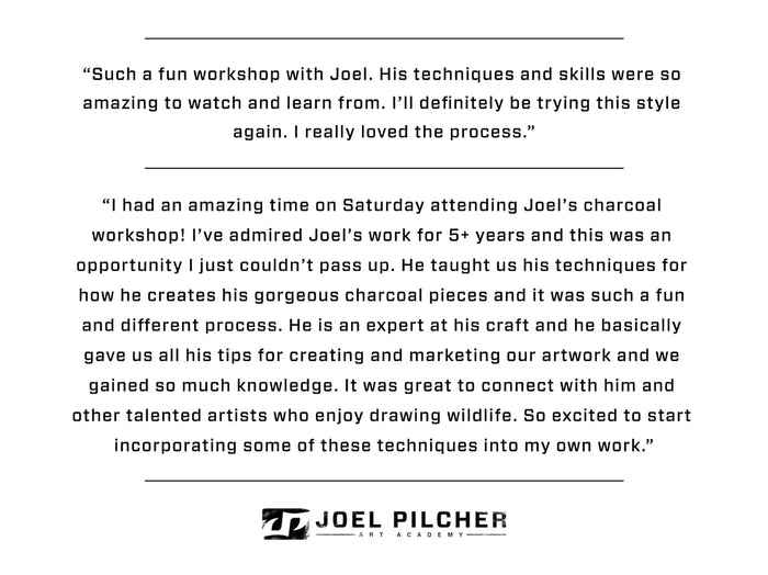 Online Charcoal Workshop - March 7th, 2026