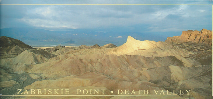 Panoramic Zabriskie Point Postcard