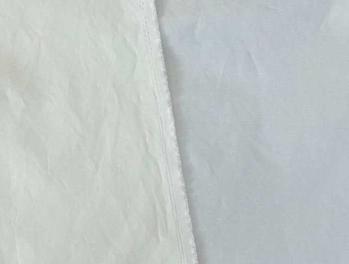 Paper Yarn & Cotton with Stretch, Medium Weight, 49", US$25/yard