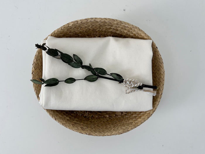 Paper Yarn & Cotton with Stretch, Medium Weight, 49", US$25/yard