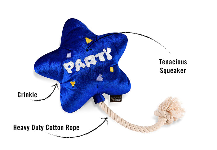 P.L.A.Y. Party Time Best Day Ever Balloon Toy features shown