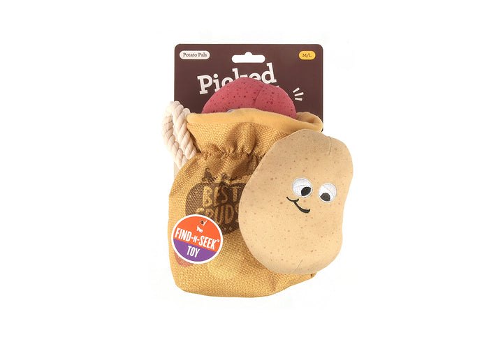 P.L.A.Y.'s Picked Fresh Potato Pals Toy on backer card packaging