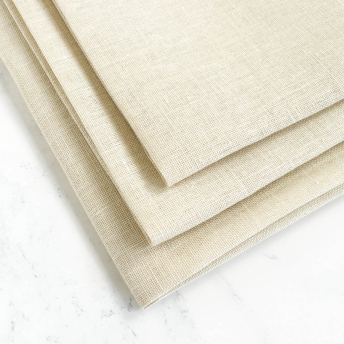 Platinum Cashel Linen Fabric - 28 count-Stitched Modern