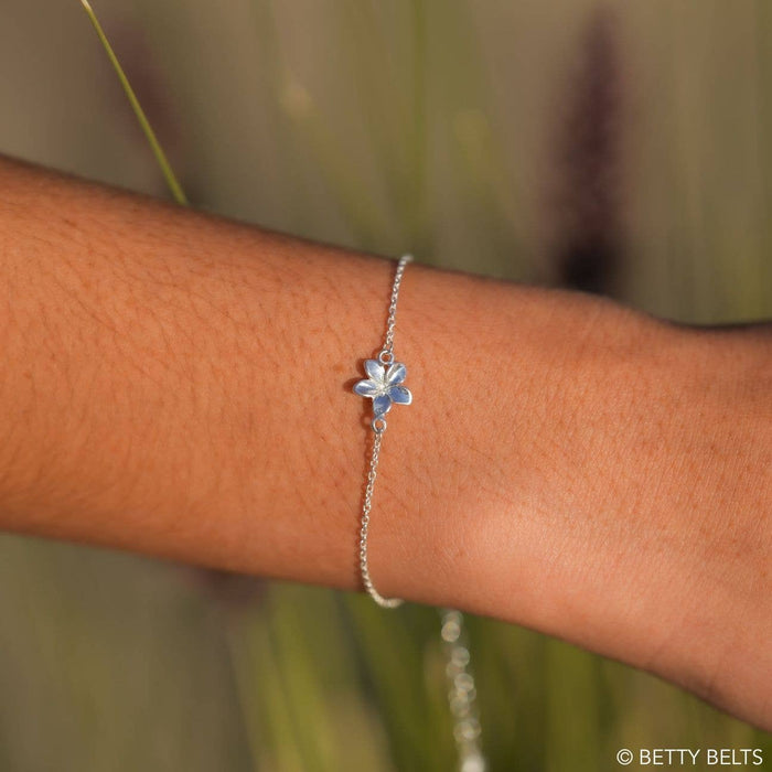 Plumeria Chain Bracelet
