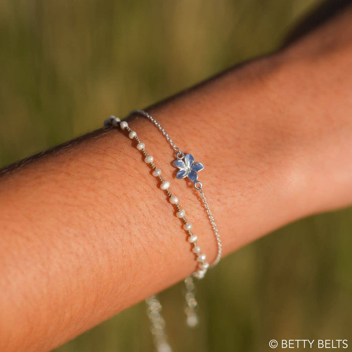 Plumeria Chain Bracelet