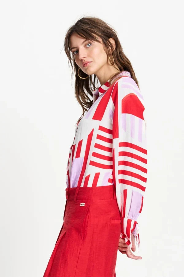 POM BLOUSE in Sundeck Linen from POM Amsterdam