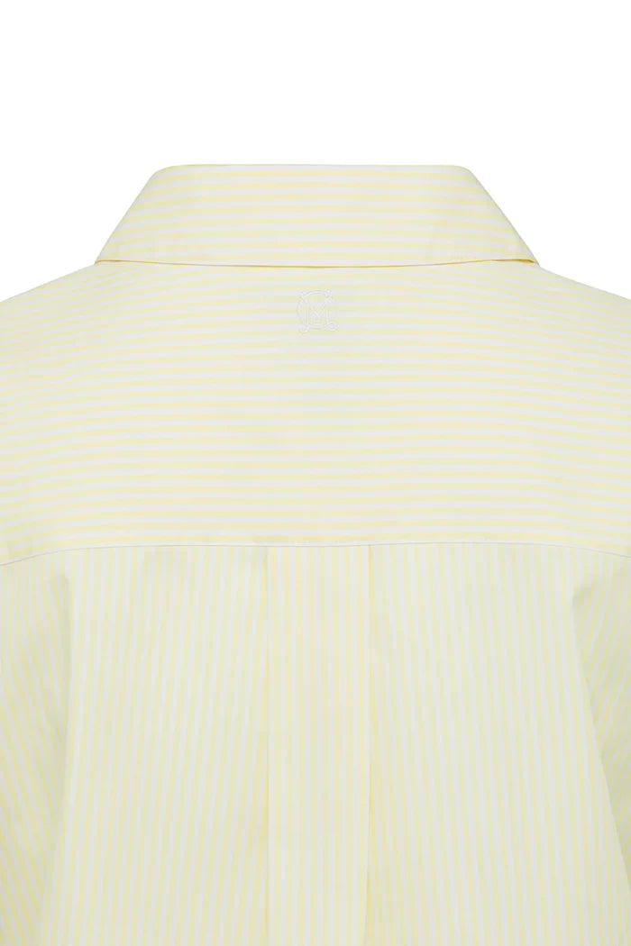 PORTSEA SHIRT in Yellow Stripe by Cable Melbourne