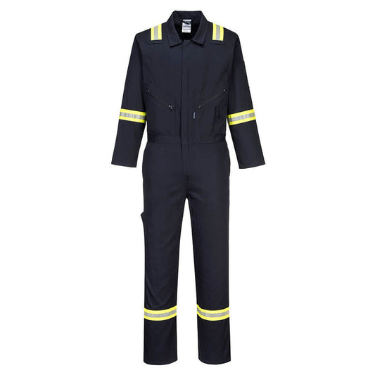 PortWest Iona Xtra Cotton Coverall - NAVY (F129)