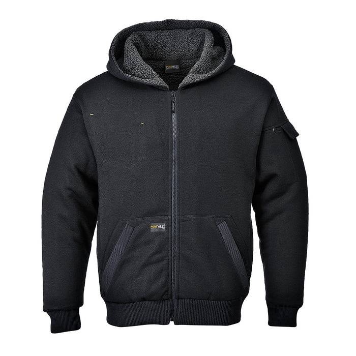 PortWest Pewter Jacket - Black (UKS32)