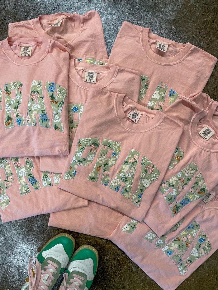 Pray Patched Graphic Tee