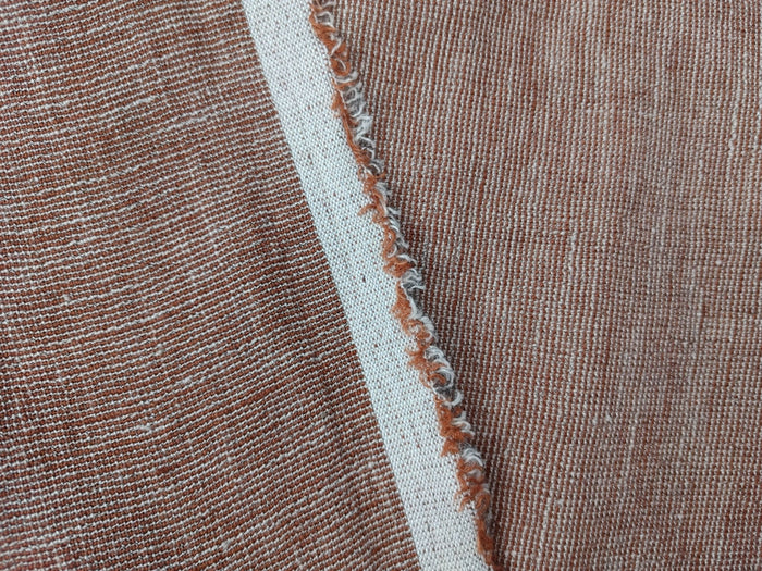 Premium Linen Polyester High Twisted Yarn, 2-Tone Effect Fabric for Elegant Creations 4811 6316 - The Linen Lab - Brown