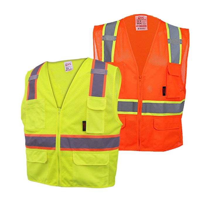 1501/1502 Class 2 Multi-Purpose Vest w/ 6 pockets