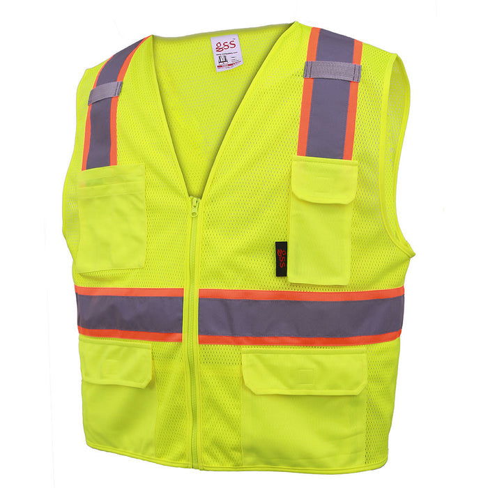 1501/1502 Class 2 Multi-Purpose Vest w/ 6 pockets
