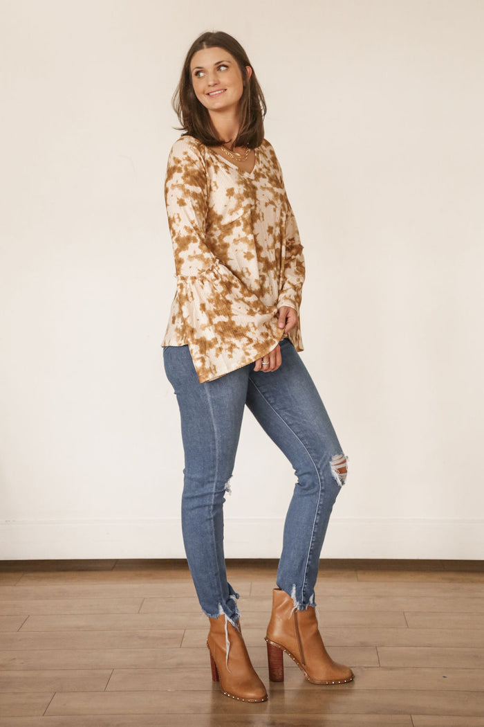 Pumpkin Spice Bell Sleeve