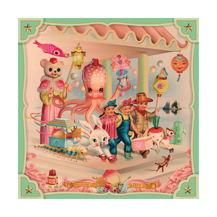 Puzzle 500 PC - Fiona Hewitt - Kingdom of Happy Joy