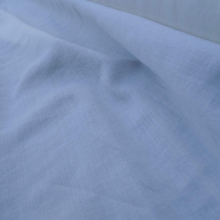 Ramie Cotton Satin Fabric (2817) - The Linen Lab - White