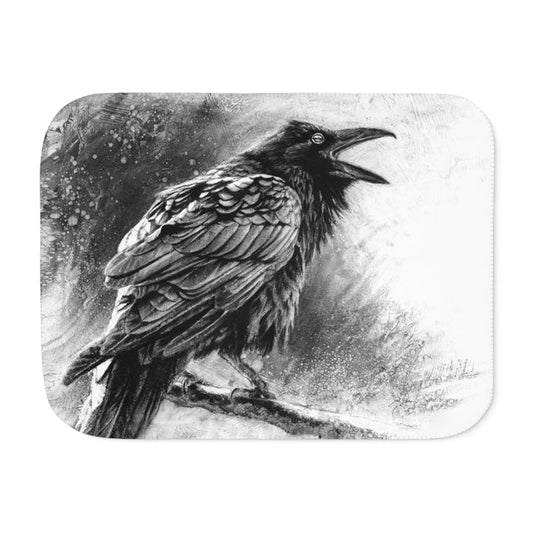 "Raven" Sherpa Blanket.