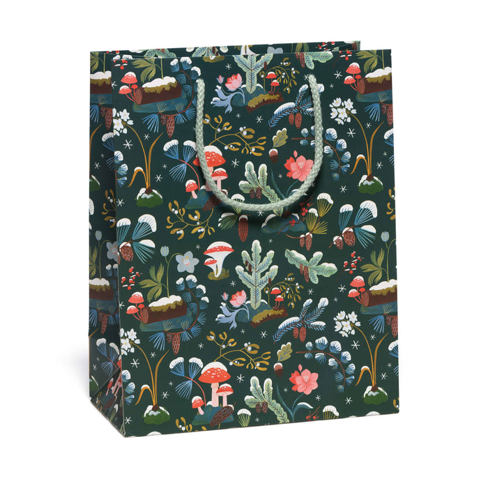 Red Cap Cards - Holiday Moss gift bags: Large