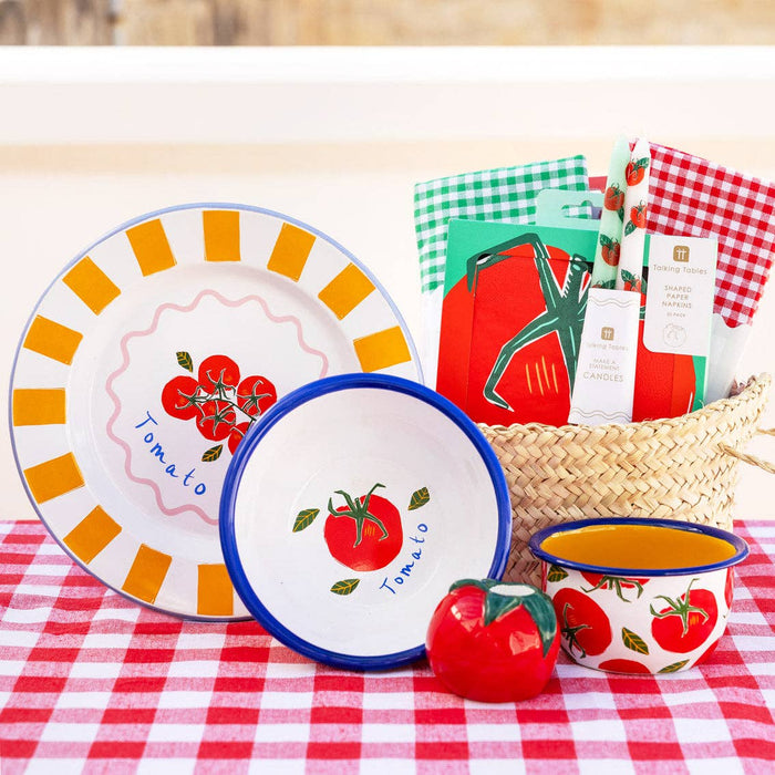 Red Fabric Gingham Tablecloth| Valentines Decor |