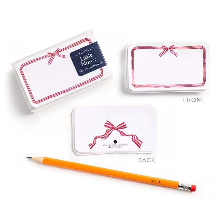 Red Ribbon Candy Little Notes