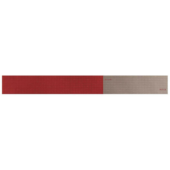 Reflexite V82 DOT-C2 Conspicuity Tape 7" White/11" Red - 2"X18" Strip