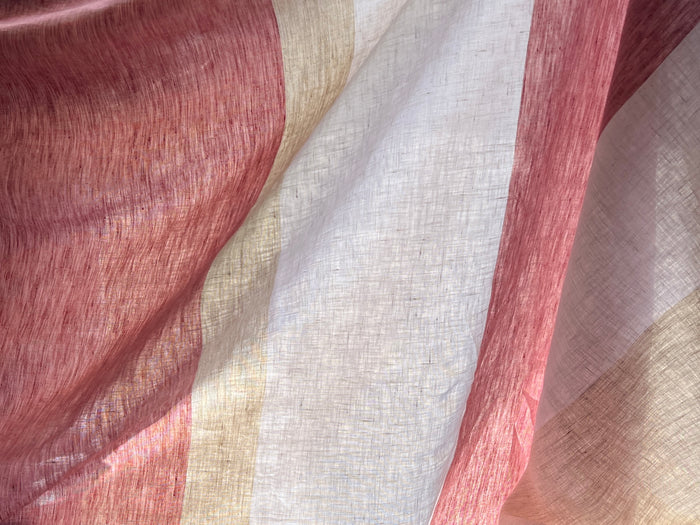 Remnant Fabric #301 - Linen 100%  12y