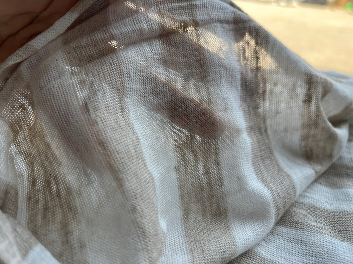 Remnant Fabric #387 - Linen 100% Knit - 7.5y