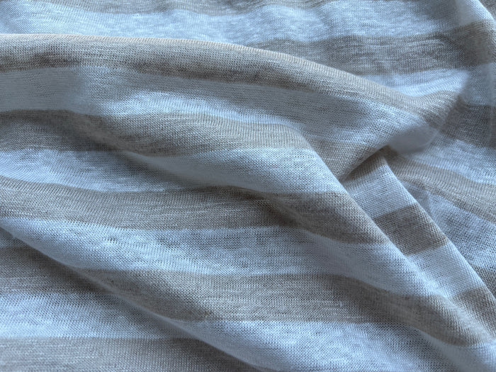 Remnant Fabric #387 - Linen 100% Knit - 7.5y