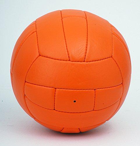 Retro Football 1966 World Cup Replica 25 Panel Size 5 Orange Leather Ball New Unbranded
