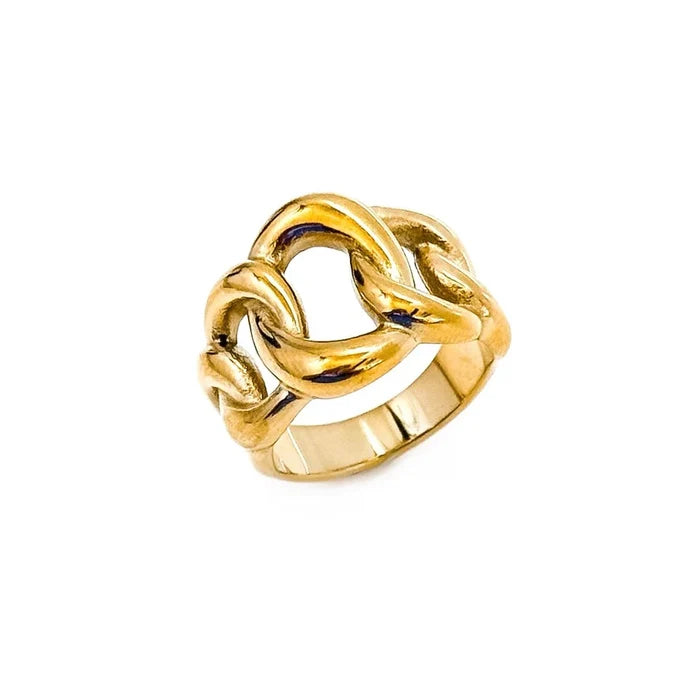 Rosie Cuban Chain Ring- Beljoy