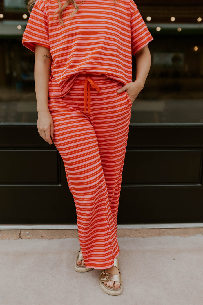 Rosy Rebel Striped Top