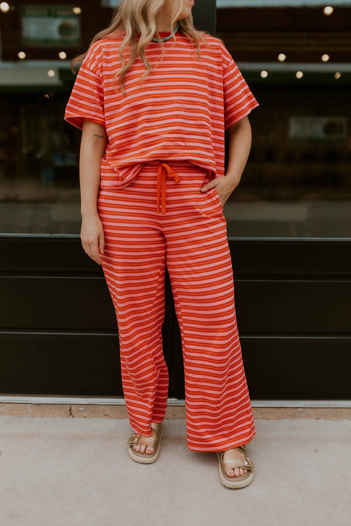 Rosy Rebel Striped Top