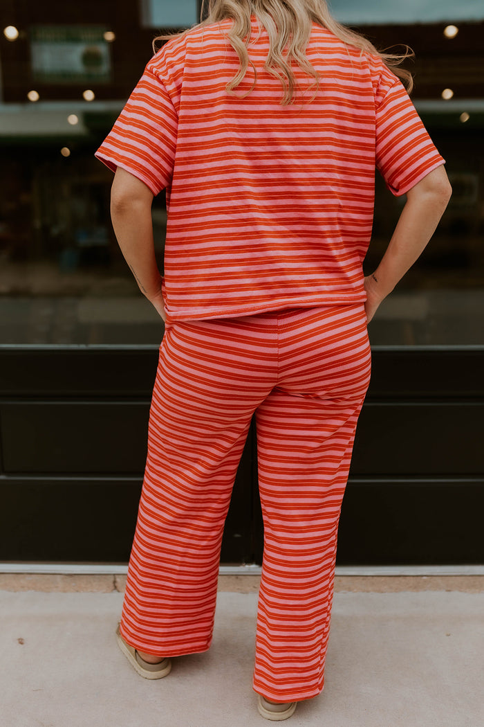 Rosy Rebel Striped Top