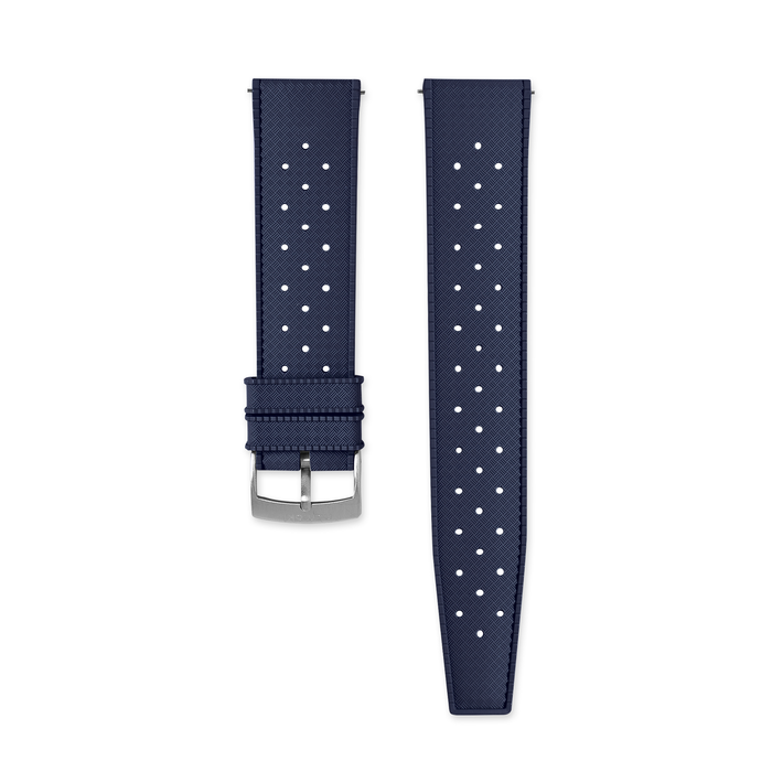 Rubber Strap: FKM Tropique Diver Blue