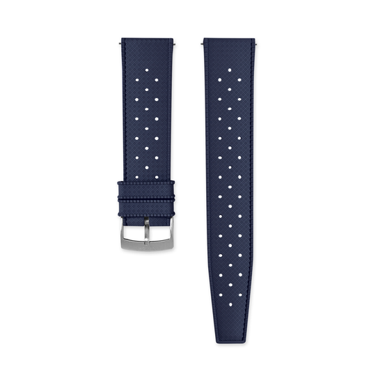 Rubber Strap: FKM Tropique Diver Blue