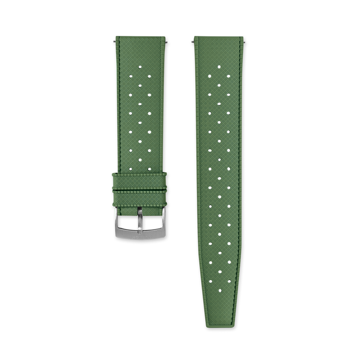 Rubber Strap: FKM Tropique Diver Green