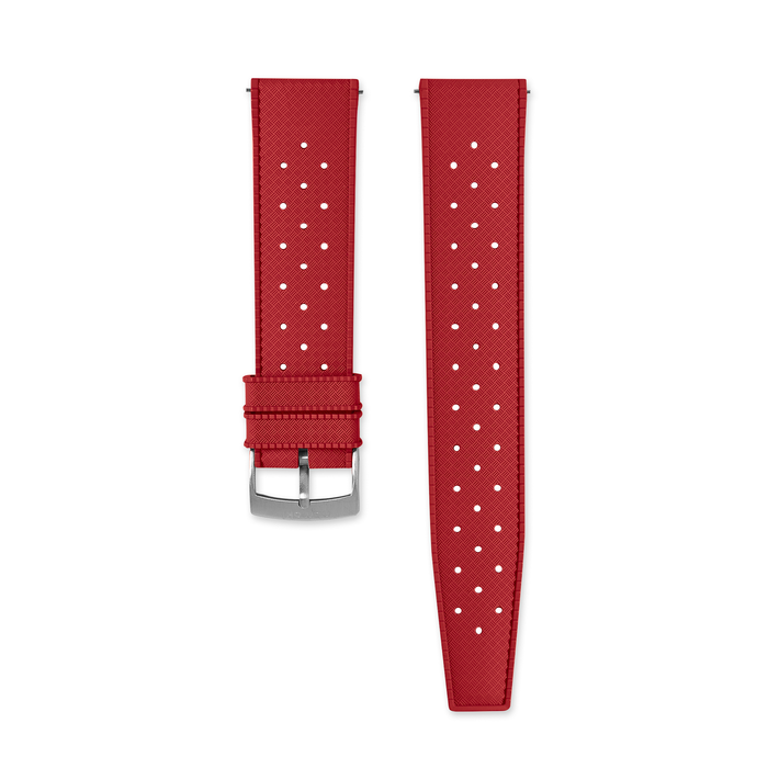 Rubber Strap: FKM Tropique Diver Red