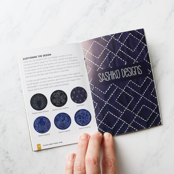 Sashiko Handy Pocket Guide-Stitched Modern