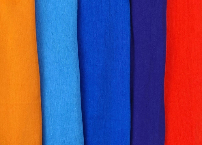 Satin Elegance: Linen Rayon Fabric with Polished Satin Weave 6090 6620 6659 7472 7293 - The Linen Lab - Red