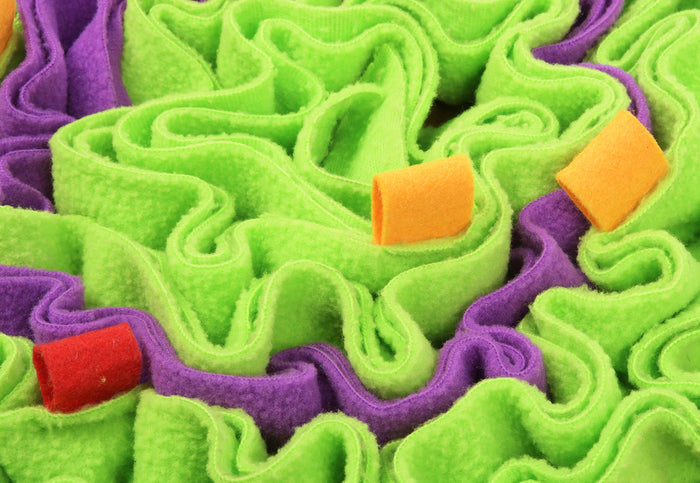 P.L.A.Y. Savory Sunrise Snuffle Mat - close up of fabric