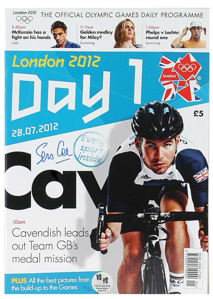 Sebastian Seb Coe Hand Signed London 2012 Olympic Progamme + Official COA