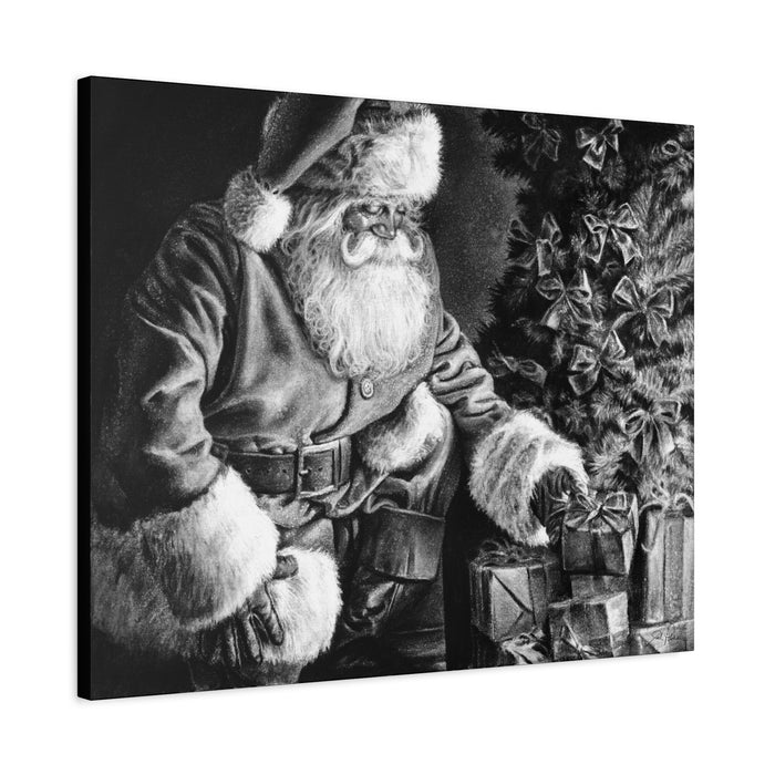 "Secret Santa" Stretched Canvas