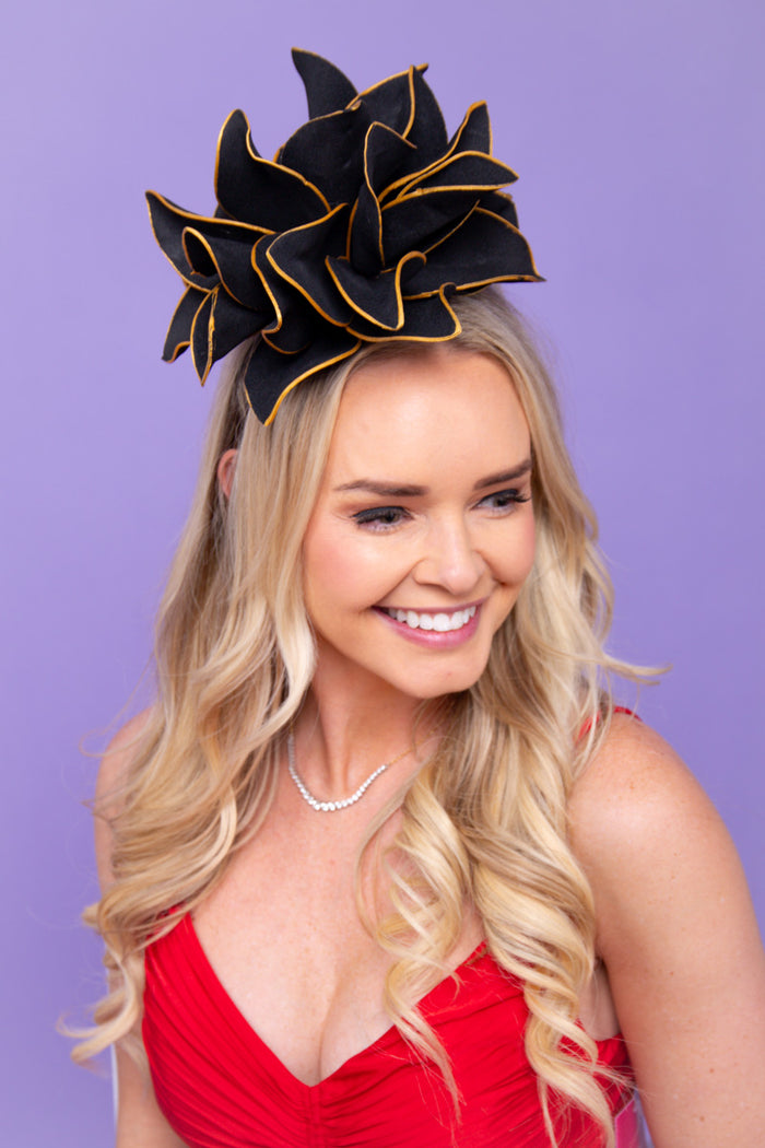 Secrets Of The Night Fascinator - FINAL SALE