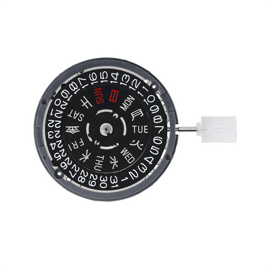 Seiko (SII/TMI) NH36 Automatic Movement (Kanji Black)
